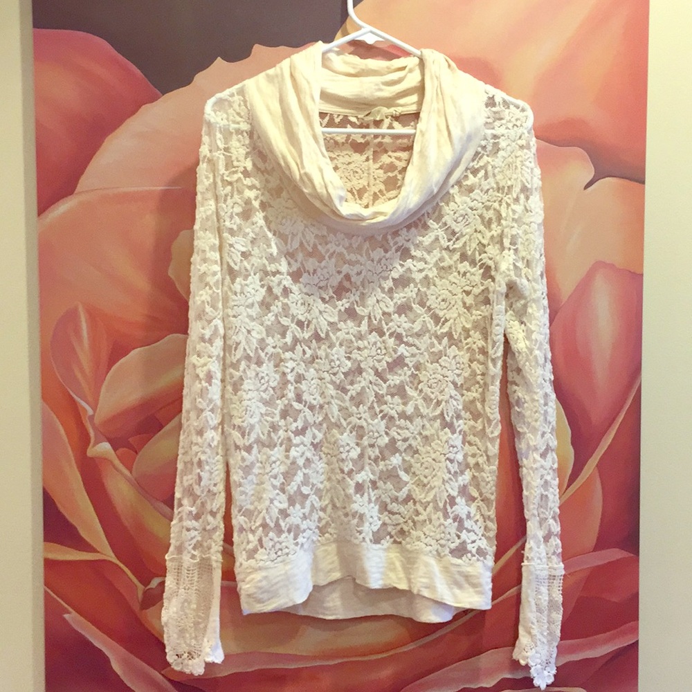 Lilka Anthropologie Lace Top. Size S